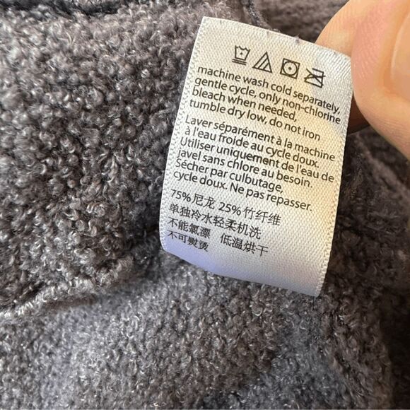 Barefoot Dreams Women's CozyChic Lite Circle Open Front Cardigan Gray Size XS/S - Picture 5 of 8